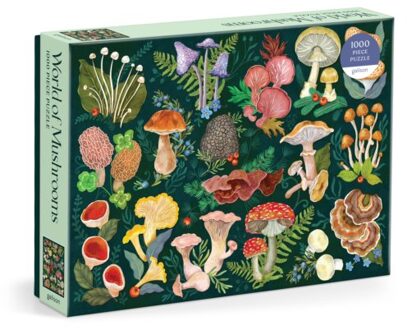 World Of Mushrooms 1000 Piece Puzzle - Galison