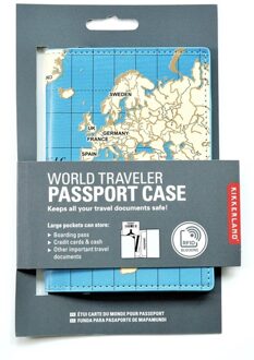 World Traveller Passport Case - paspoorthoes | Kikkerland