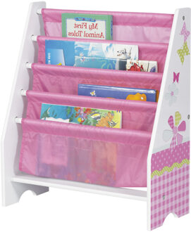 Worlds Apart Boekenkast Patchwork meisjes Roze