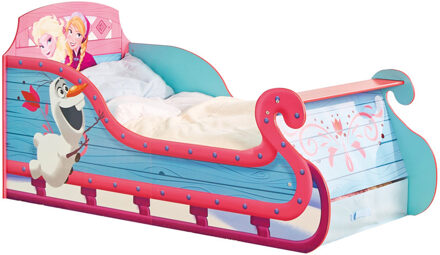 Worlds Apart Disney Frozen Slee Peuterbed Met Lades 70 x 140 cm Blauw, Roze