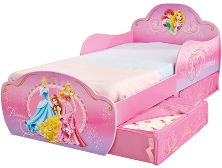 Worlds Apart Disney Prinses Peuterbed Met Lades 70 x 140 CM Roze