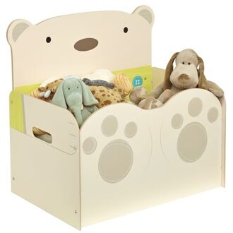 Worlds Apart Snuggle Beer Speelgoedkist Beige