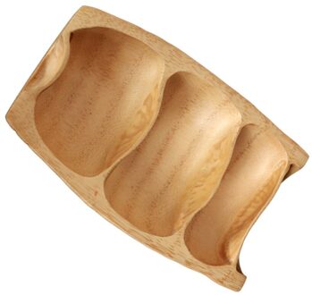 Wortel Carving Compartiment Fruit Schotel Gedroogd Fruit Snack Opslag Container Lade