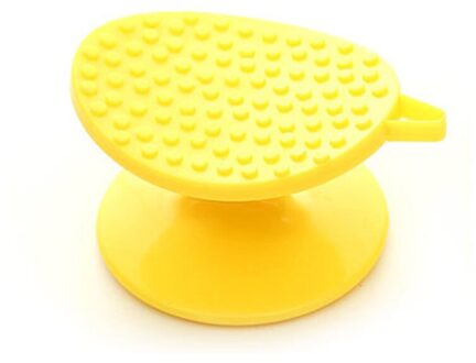 Wortel Yam Aardappel Borstel Gember Dunschiller Cleaner Borstel Plastic Schraper Vruchten Groente Borstels Schoonmaken Keuken Accessoires stijl 2 geel