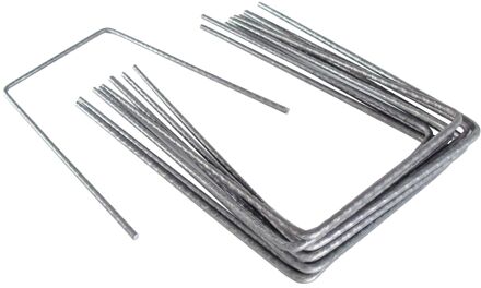 Worteldoekpennen 10 st 12x20 cm metaal