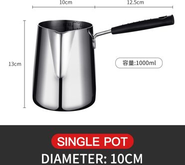 Worthbuy Mini Koekenpan Pot 18/8 Rvs Eten Alleen Voor Enkele Persoon Patat Kip Koken Pan Keuken Kookgerei Mini Frying Pot