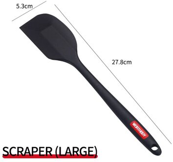 Worthbuy Siliconen Gebruiksvoorwerpen Set Non-stick Spatel Olie Borstel Warmte Isolatie Keukengerei Voor Bakken Keuken Kookgerei Gereedschap Spatula groot