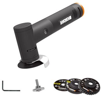 WORX Accu Mini Haakse Slijper Wx741.9 - 20v 50 Mm Brushless - (zonder Accu)
