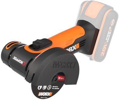 WORX Accu Mini Haakse Slijper Wx801.9 Chopper - 20v 76 Mm - (zonder Accu)