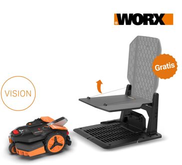 WORX Accu Robotmaaier Wr365e Vision2.0 - 18cm - 20v - 650m²