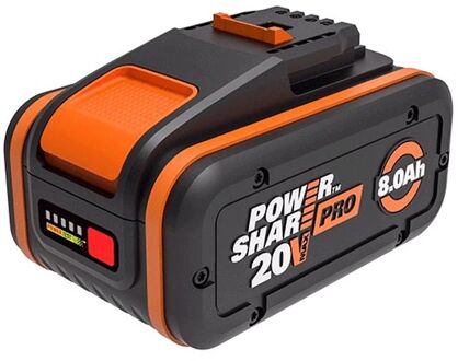 WORX Batterij Powershare Pro Wa3648 - Lithium-ion - 20v - 8,0ah - Hoge Capaciteit