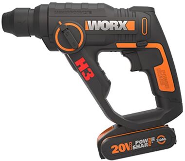 WORX Boorhamer - Wx390 - Accu - 20v - 1,2 J