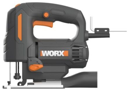 WORX Decoupeerzaag Wx463 - 550w Gesnoerd - Pendelfunctie - Met Led Verlichting