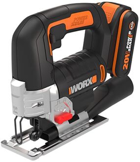WORX Decoupeerzaag Wx543 - 20v Accu (zonder Accu) - Pendelfunctie - Variabele Snelheid