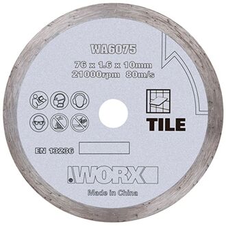 WORX Diamantschijf 76mm