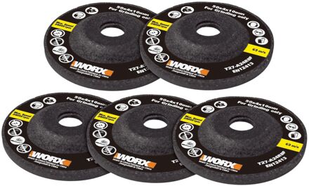 WORX Doorslijpschijf Makerx Wx741l.9 - Multi-materiaal - 50x10mm - 5 Stuks