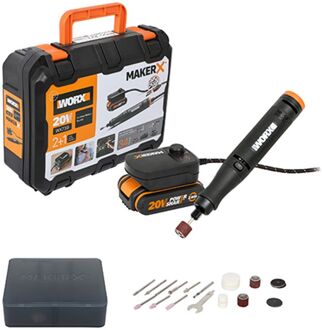 WORX Roterende Multitool Makerx Wx739 20v - Met Accu