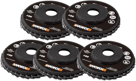 WORX Schuurwielset Voor Makerx K80 – 5 Stuks