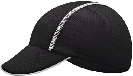 Wosawe Motorfiets Hoed Reflecterende Motorbike Helm Liner Cap Mtb Bike Fietsen Hoofddeksels Onder Helm Voor Mannen & Vrouwen zwart