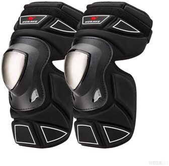 Wosawe Motorfiets Kniebeschermers Motocross Knie Bescherming Moto Racing Beschermende Knie Guard Rvs Verdikte Beschermende Gear ML319-HX