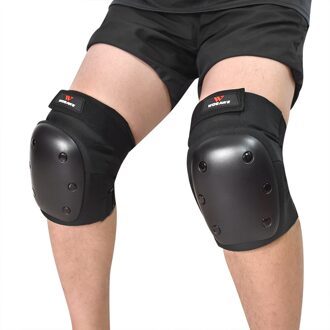 Wosawe Volwassen Fietsen Back Bescherming Vest Ourdoor Sport Vest Elleboog Knie Bescherming Riding Fiets Back-Bescherming Apparatuur ML307-HX knee pads