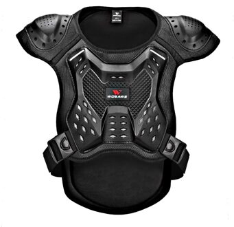 Wosawe Volwassen Kids Beschermende Armor Vest Borst Terug Ondersteuning Lichaam Beschermende Snowboarde Skate Racing Skateboard Skiën Armor volwassen Armor / S