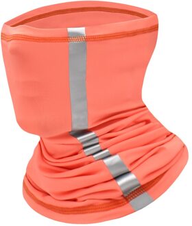 Wosawe Wandelen Reflecterende Cool Bandana Buff Op Hals Fietsen Sport Sjaal Fiets Mtb Hoofddeksels Half Gezichtsmasker Sjaal Mannen BL325-R
