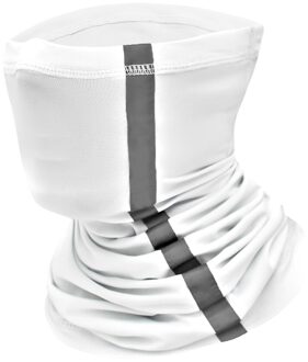 Wosawe Wandelen Reflecterende Cool Bandana Buff Op Hals Fietsen Sport Sjaal Fiets Mtb Hoofddeksels Half Gezichtsmasker Sjaal Mannen BL325-W