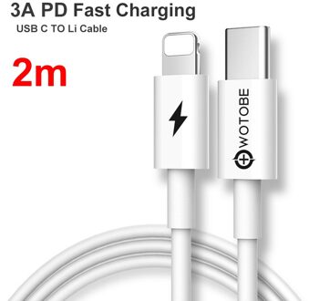 Wotobe 30W Autolader PD3.0 Pps Quick Charge 4 + QC4.0 QC3.0 Scp 5A Type C Snelle Auto Usb oplader Voor Iphone Xiaomi Mobiele Telefoon 2m 20W kabel