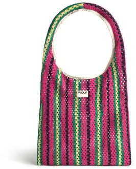 Wouf Crochet T-Shirt tas - Tramontane Meerkleurig - 17