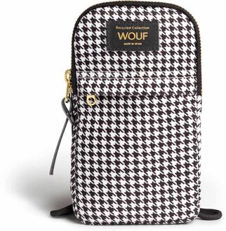 Wouf Crossbody Phone Bag - Telefoontasje - Daily Celine Zwart