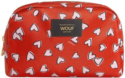 Wouf Crush Toiletry Bag multi toilettas make-up Rood - H 18 x B 25 x D 8 cm