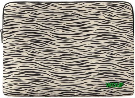 Wouf Daily laptop hoes 13-14 inch - Laptopsleeve - Zebra Hit Meerkleurig - 14