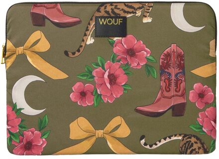 Wouf Daily Laptop Hoes 15-16 inch - Laptopsleeve - Rodeo Meerkleurig - 16