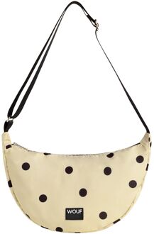 Wouf Deauville Half Moon Crossbody Bag multi damestas Multicolor - H 18 x B 30 x D 7 cm