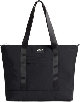 Wouf Downtown Tote Bag - Schoudertas - Midnight Zwart - One size