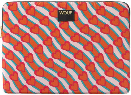 Wouf Heartbeat Laptop Sleeve 15-16" multi Multicolor - H 27.5 x B 38.5 x D 2 cm