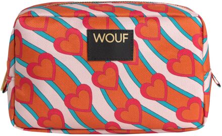 Wouf Heartbeat Toiletry Bag multi toilettas make-up Multicolor - H 18 x B 25 x D 8 cm