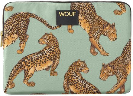 Wouf Laptophoes Wouf Emerald Leopard Ipad Sleeve multi Multicolor - H 21 x B 29 x D 2 cm
