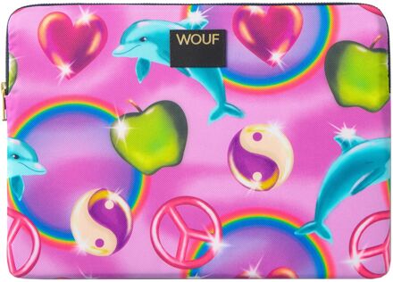 Wouf Paradiso Laptop Sleeve 13-14" multi Multicolor - H 25 x B 34 x D 2 cm