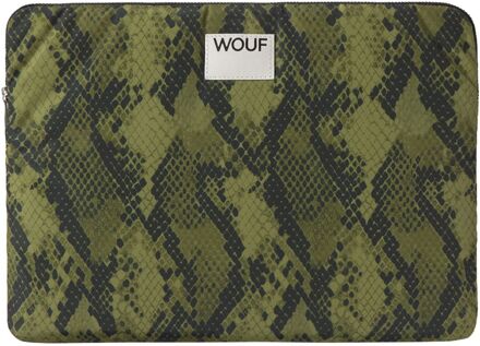 Wouf Studio Laptop Hoes 13-14 inch - Laptopsleeve - Cobra Meerkleurig - 14