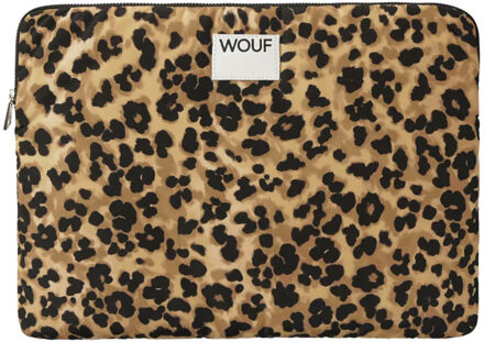 Wouf Studio Laptop Hoes 13-14 inch - Laptopsleeve - Feline Meerkleurig - 14