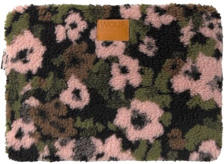 Wouf Teddy Laptop Hoes 13-14 inch - Laptopsleeve - Margot Meerkleurig - 14