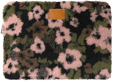Wouf Teddy Laptop Hoes 13-14 inch - Laptopsleeve - Margot Meerkleurig - 14
