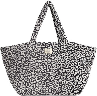 Wouf Terry Large Tote Bag - Schoudertas - Coco Zwart - One size