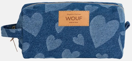 Wouf toilettas Cuore Jeans Blauw - 7827