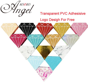 WOWANGEL10 Pcs/lot Eyelashes Package Wholesale Diamond False Eyelash Packaging Box Eyelashes Boxes Magnetic Boxes Without Tray