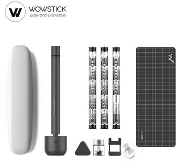 Wowstick 1F Pro 1F + 56Bits Elektrische Schroevendraaier Precisie Mini Cordless Legering Body 3LED Licht Lithium Batterij Reparatie gereedschap