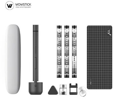 Wowstick 1F Pro Mini Elektrische Schroevendraaier Oplaadbare Draadloze Power Schroevendraaier Kit Met Led Licht Lithium Batterij-aangedreven