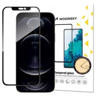Wozinsky Super Tough iPhone 13/13 Pro Tempered Glass Protector - Zwart - 9H